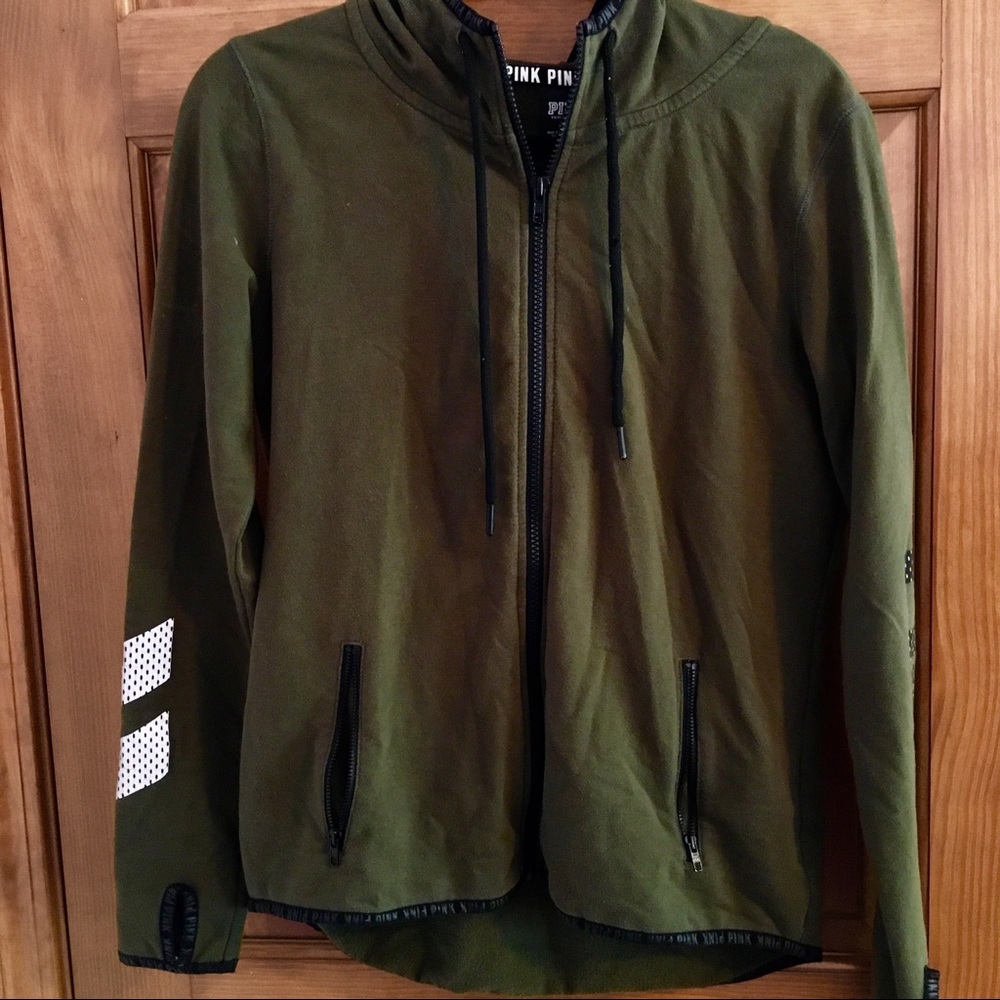 PINK VICTORIAS SECRET ZIP UP